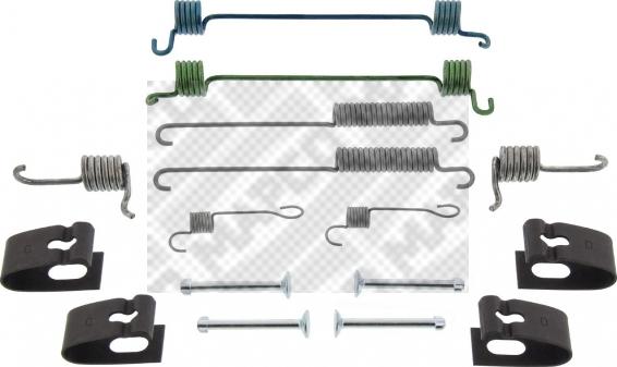 Mapco 9701 - Комплектуючі, барабанний гальмівний механізм autozip.com.ua