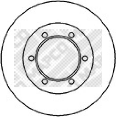 Mapco 45556 - Гальмівний диск autozip.com.ua