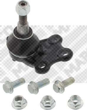 Mapco 59166 - Шарова опора, несучий / направляючий шарнір autozip.com.ua
