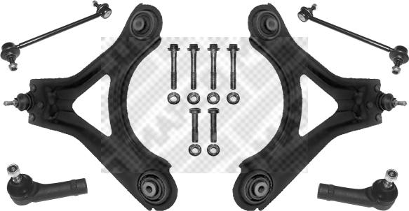 Mapco 53769/3 - Комплект керма, підвіска колеса autozip.com.ua