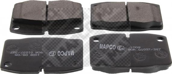 Mapco 6145/2 - Гальмівні колодки, дискові гальма autozip.com.ua