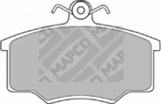Mapco 6138/1 - Гальмівні колодки, дискові гальма autozip.com.ua