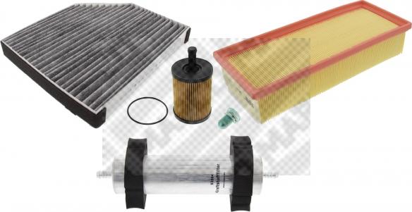 Mapco 68909 - Комплект фільтра autozip.com.ua