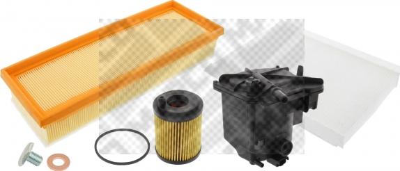 Mapco 68401 - Комплект фільтра autozip.com.ua