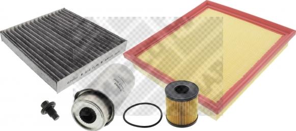 Mapco 68609 - Комплект фільтра autozip.com.ua