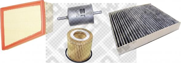Mapco 68802 - Комплект фільтра autozip.com.ua