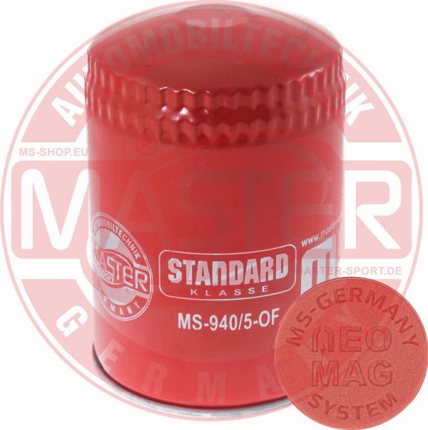 MASTER-SPORT 940/5-OFMG-PCS-MS - Масляний фільтр autozip.com.ua