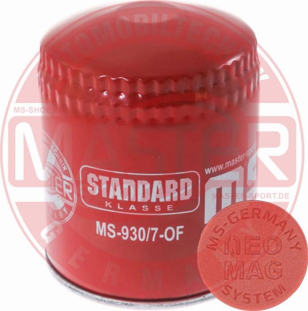 MASTER-SPORT 930/7-OFMG-PCS-MS - Масляний фільтр autozip.com.ua