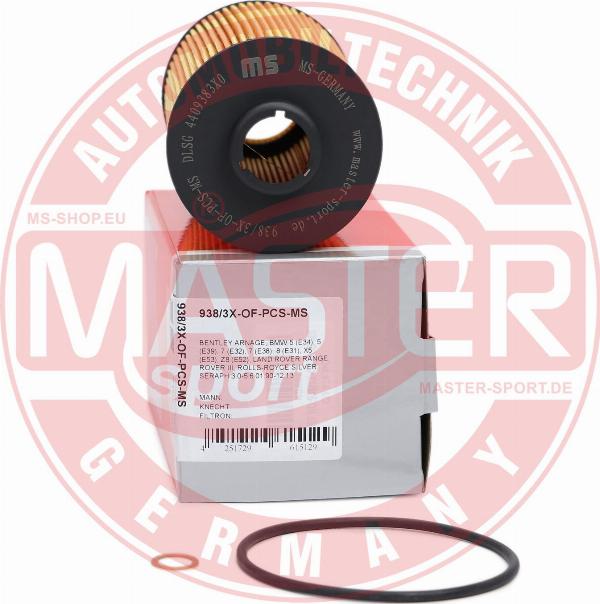 MASTER-SPORT 938/3X-OF-PCS-MS - Масляний фільтр autozip.com.ua