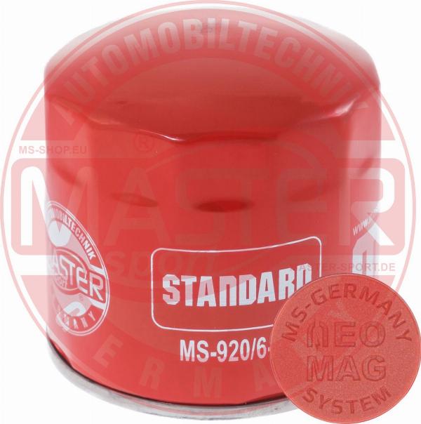 MASTER-SPORT 920/6-OFMG-PCS-MS - Масляний фільтр autozip.com.ua