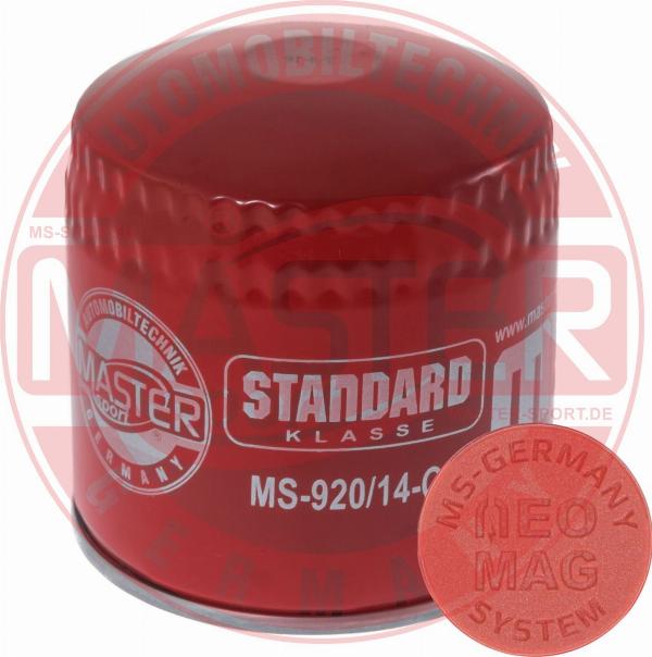 MASTER-SPORT 920/14-OFMG-PCS-MS - Масляний фільтр autozip.com.ua
