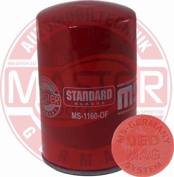 MASTER-SPORT 1160-OFMG-PCS-MS - Масляний фільтр autozip.com.ua