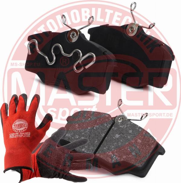 MASTER-SPORT 13046117592N-SET-MSP - Гальмівні колодки, дискові гальма autozip.com.ua