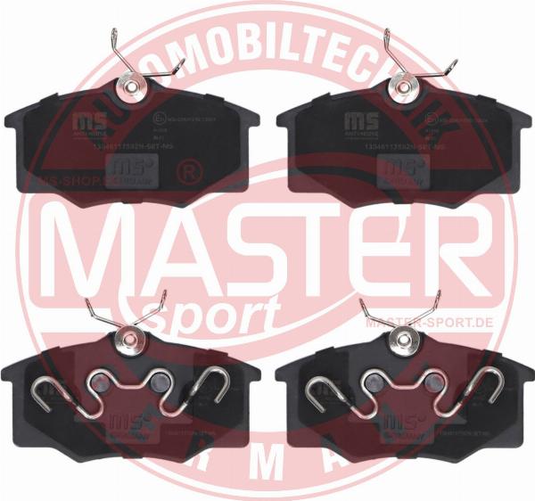 MASTER-SPORT 13046117592N-SET-MS - Гальмівні колодки, дискові гальма autozip.com.ua