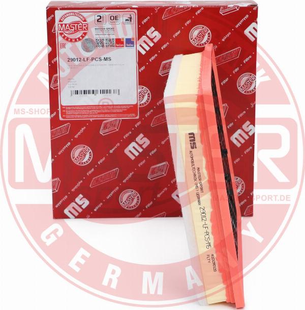 MASTER-SPORT 29012-LF-PCS-MS - Повітряний фільтр autozip.com.ua