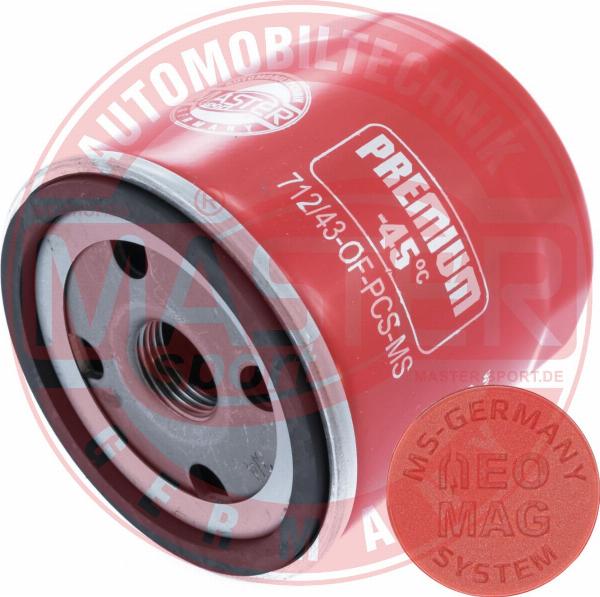 MASTER-SPORT 712/43-OFMG-PCS-MS - Масляний фільтр autozip.com.ua