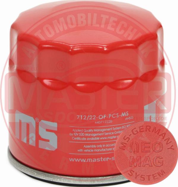 MASTER-SPORT 712/22-OFMG-PCS-MS - Масляний фільтр autozip.com.ua