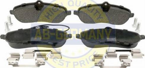 MASTER-SPORT AB236027382 - Гальмівні колодки, дискові гальма autozip.com.ua