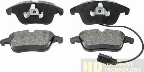 MASTER-SPORT HD236072562 - Гальмівні колодки, дискові гальма autozip.com.ua