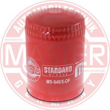 MASTER-SPORT 940/5-OF-PCS-MS - Масляний фільтр autozip.com.ua