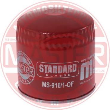 MASTER-SPORT 916/1-OF-PCS-MS - Масляний фільтр autozip.com.ua