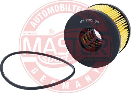 MASTER-SPORT 920X-OF-PCS-MS - Масляний фільтр autozip.com.ua