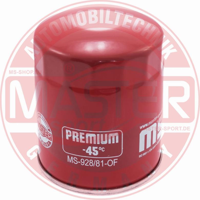 MASTER-SPORT 928/81-OF-PCS-MS - Масляний фільтр autozip.com.ua
