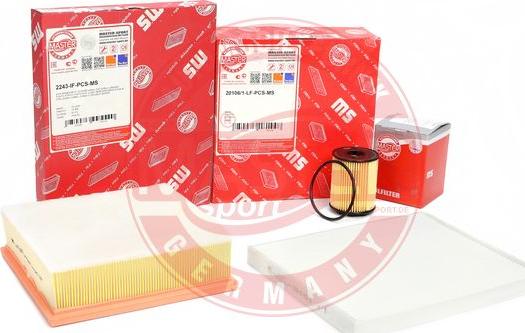 MASTER-SPORT 450001412 - Комплект фільтра autozip.com.ua