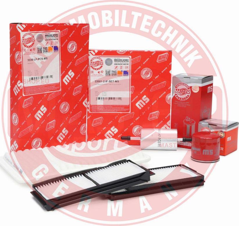 MASTER-SPORT 450001172 - Комплект фільтра autozip.com.ua