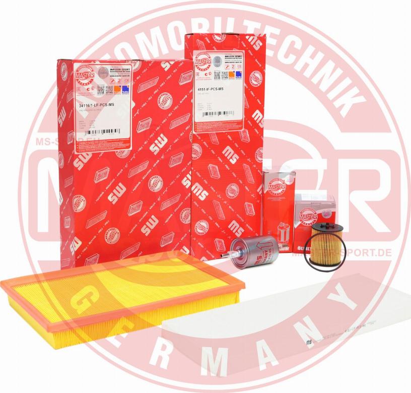 MASTER-SPORT 450001332 - Комплект фільтра autozip.com.ua