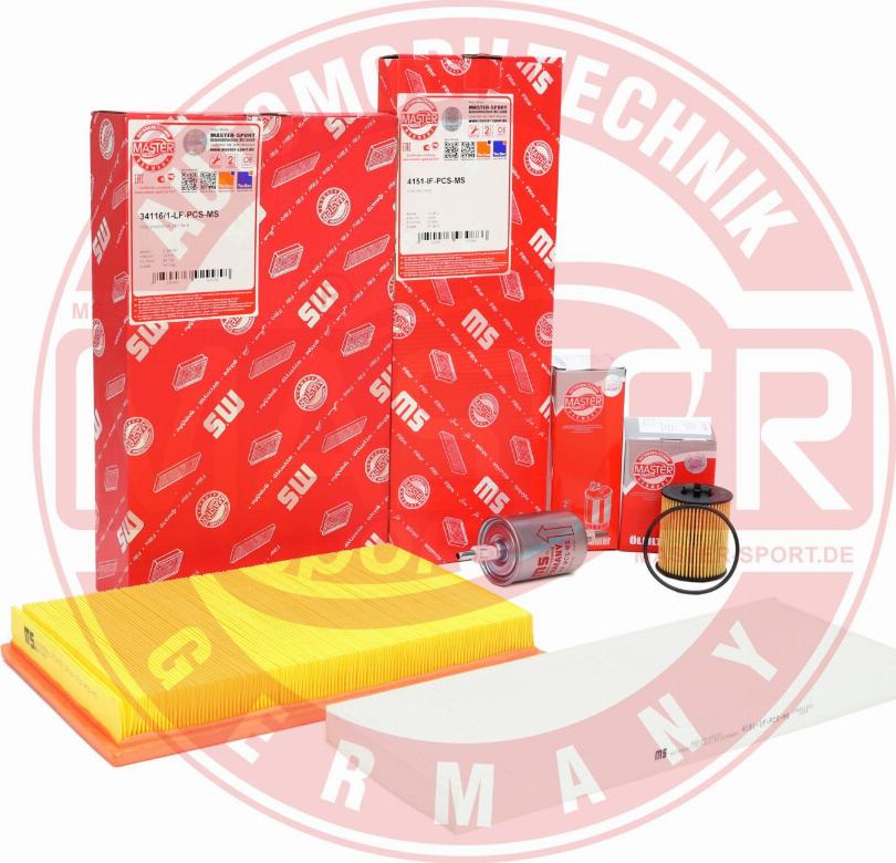 MASTER-SPORT 450001332 - Комплект фільтра autozip.com.ua