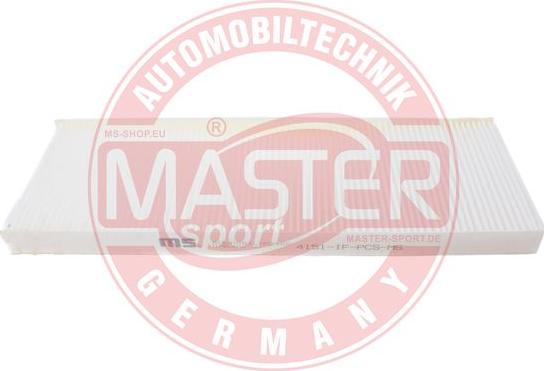 MASTER-SPORT 4151-IF-PCS-MS - Фільтр, повітря у внутрішній простір autozip.com.ua