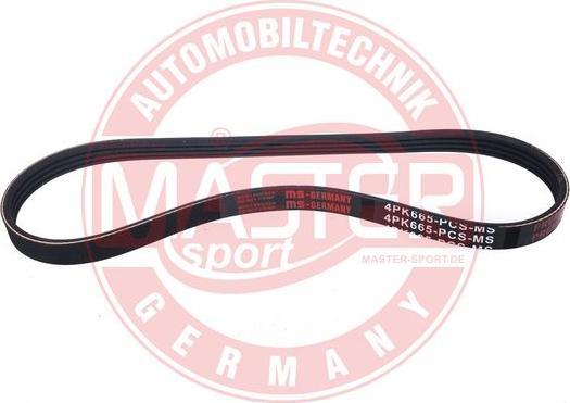 MASTER-SPORT 4PK665-PCS-MS - Поліклиновий ремінь autozip.com.ua