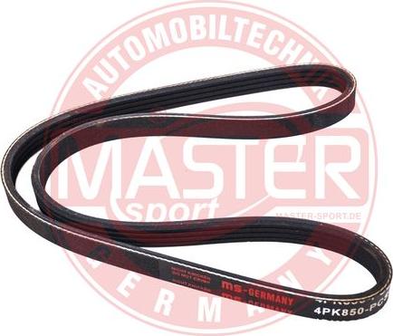 MASTER-SPORT 4PK850-PCS-MS - Поліклиновий ремінь autozip.com.ua