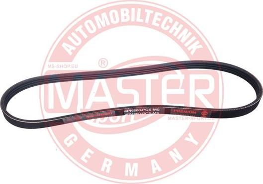 MASTER-SPORT 4PK800-PCS-MS - Поліклиновий ремінь autozip.com.ua