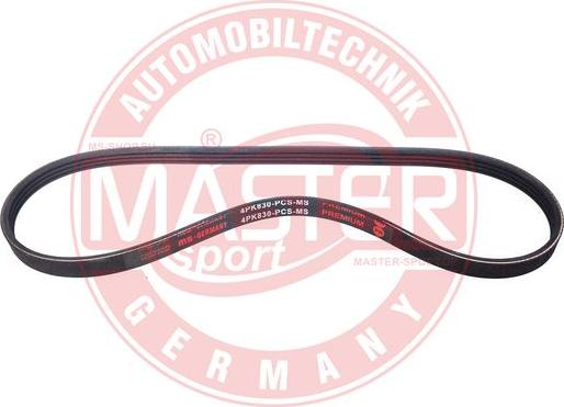 MASTER-SPORT 4PK830-PCS-MS - Поліклиновий ремінь autozip.com.ua