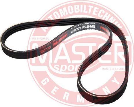 MASTER-SPORT 4PK770-PCS-MS - Поліклиновий ремінь autozip.com.ua