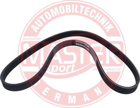 MASTER-SPORT 5PK940-PCS-MS - Поліклиновий ремінь autozip.com.ua
