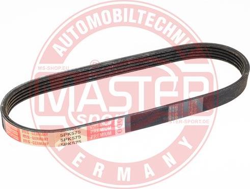 MASTER-SPORT 5PK575-PCS-MS - Поліклиновий ремінь autozip.com.ua