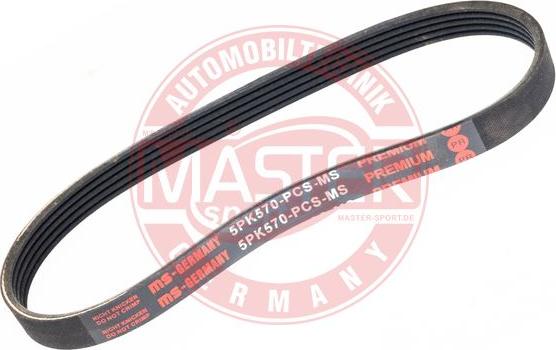 MASTER-SPORT 5PK570-PCS-MS - Поліклиновий ремінь autozip.com.ua