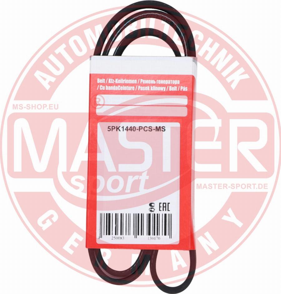 MASTER-SPORT 5PK1440-PCS-MS - Поліклиновий ремінь autozip.com.ua
