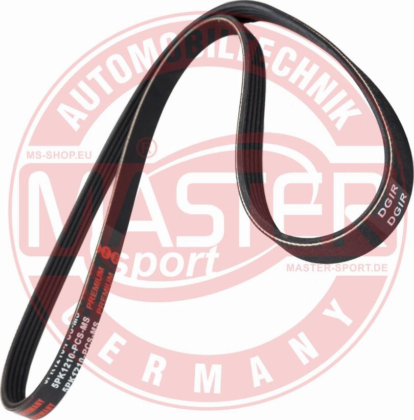 MASTER-SPORT 5PK1210-PCS-MS - Поліклиновий ремінь autozip.com.ua