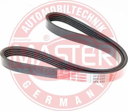 MASTER-SPORT 5PK830-PCS-MS - Поліклиновий ремінь autozip.com.ua