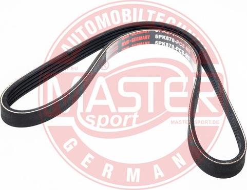 MASTER-SPORT 5PK870-PCS-MS - Поліклиновий ремінь autozip.com.ua