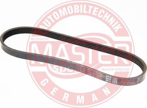 MASTER-SPORT 5PK725-PCS-MS - Поліклиновий ремінь autozip.com.ua