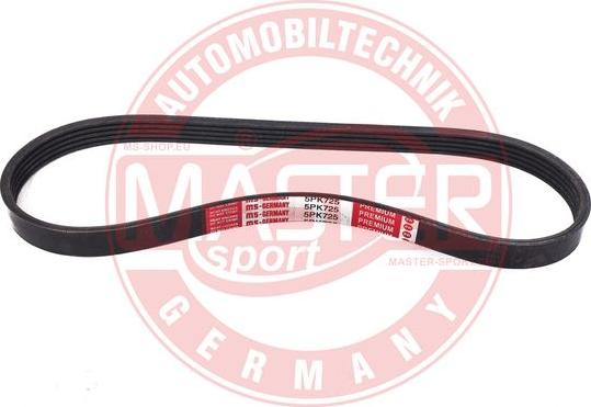 MASTER-SPORT 5PK720-PCS-MS - Поліклиновий ремінь autozip.com.ua