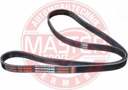 MASTER-SPORT 6PK1413-PCS-MS - Поліклиновий ремінь autozip.com.ua