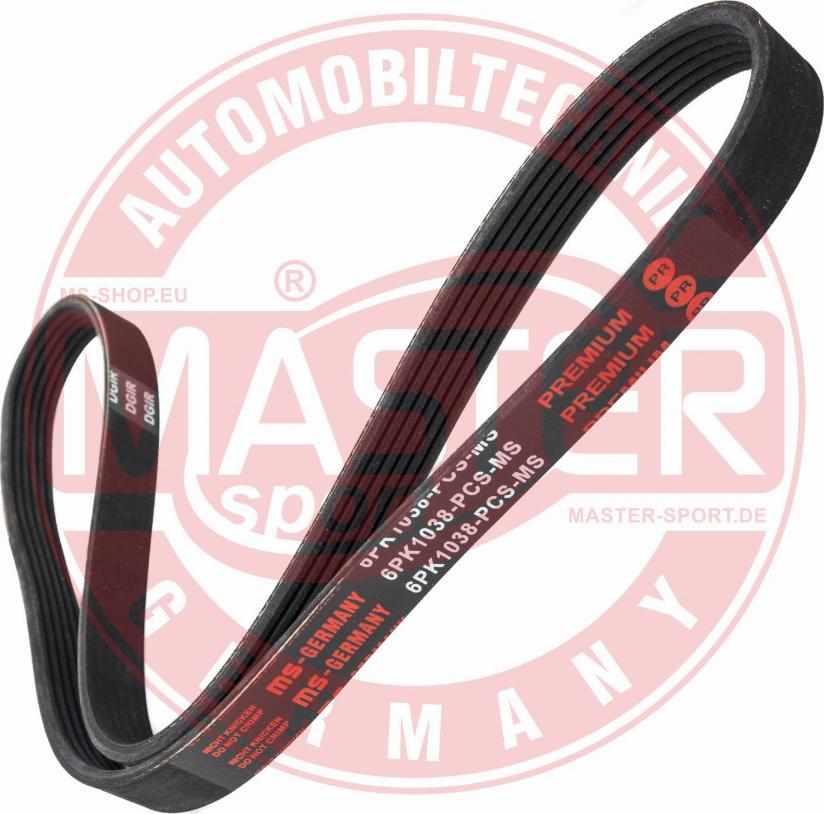 MASTER-SPORT 6PK1038-PCS-MS - Поліклиновий ремінь autozip.com.ua