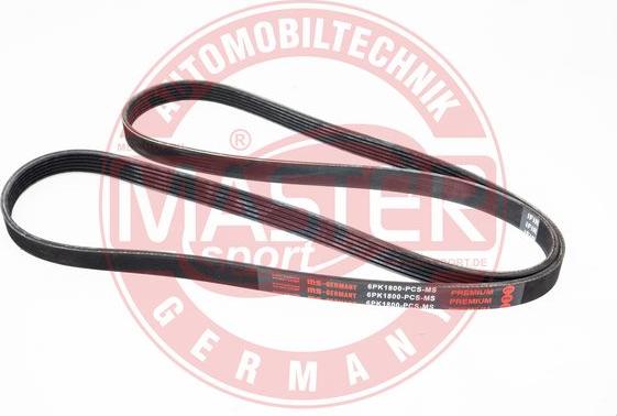 MASTER-SPORT 6PK1800-PCS-MS - Поліклиновий ремінь autozip.com.ua