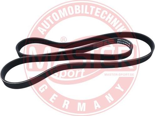 MASTER-SPORT 6PK1715-PCS-MS - Поліклиновий ремінь autozip.com.ua